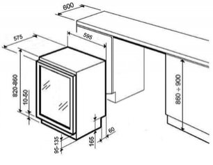 Винный шкаф Climadiff CV52IXDZ фото 3 в Екатеринбурге