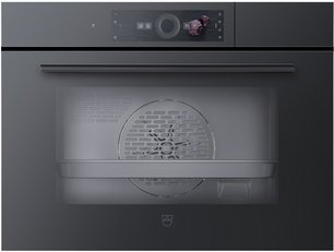 Встраиваемый паровой шкаф V-Zug CombiSteamer V4000 45 черное стекло Встраиваемый паровой шкаф V-Zug CombiSteamer V4000 45 черное стекло