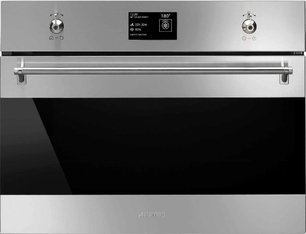 Компактный многофункциональный духовой шкаф Smeg SF4390VCX фото в Екатеринбурге