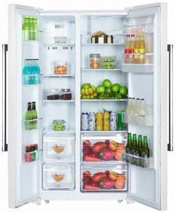 Холодильно-морозильный шкаф Graude SBS 180.0 W фото 2 в Екатеринбурге