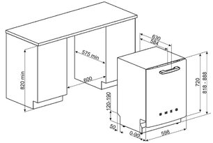Посудомоечная машина Smeg ST2FABCR2 фото 4 в Екатеринбурге