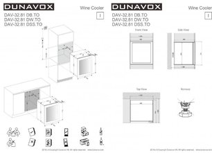 Винный шкаф Dunavox DAV-32.81DOP.TO фото 3 в Екатеринбурге