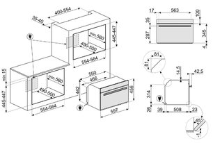 Духовой шкаф Smeg SF4604WVCPNX фото 4 в Екатеринбурге