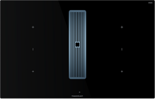 Индукционная варочная панель с вытяжкой Kuppersbusch KMI 8350.0 SR Stainless steel фото в Екатеринбурге