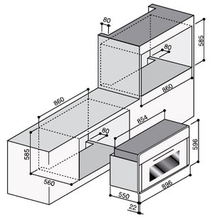 Духовой шкаф Ilve D 900-NVG Green фото 3 в Екатеринбурге