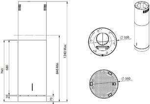 Вытяжка Фалмек POLAR ISOLA X фото 2 в Екатеринбурге Вытяжка Falmec POLAR ISOLA X фото 2 в Екатеринбурге