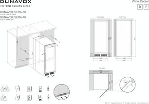 Винный шкаф Dunavox DX-70.258C фото 4 в Екатеринбурге