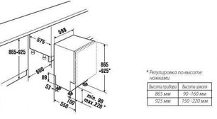 Встраиваемая посудомоечная машина Kuppersbusch IGVS 6609.2 фото 3 в Екатеринбурге