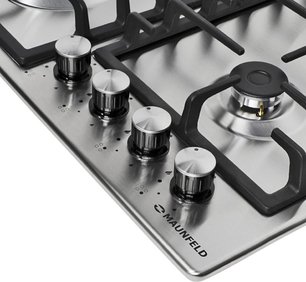 Газовая варочная панель MAUNFELD EGHS.64.3CS/G фото 3 в Екатеринбурге