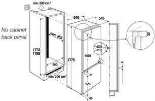 Встраиваемый холодильник Kuppersbusch FKG 8540.0i фото 3 в Екатеринбурге