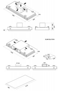 Вытяжка Falmec Eclisse 120 White фото 4 в Екатеринбурге