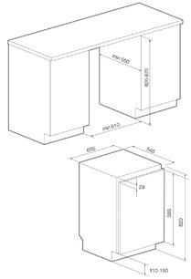 Встраиваемый морозильник Graude FG 80.1 фото 2 в Екатеринбурге