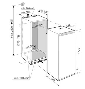 Встраиваемый холодильник Либхер IRe 5100 Pure фото 3 в Екатеринбурге Встраиваемый холодильник Liebherr IRe 5100 Pure фото 3 в Екатеринбурге