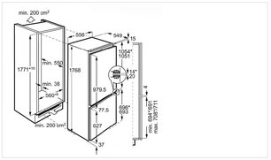 Встраиваемый холодильник Kuppersbusch FKG 8500.0 i фото 4 в Екатеринбурге