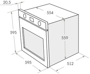 Духовой шкаф Maunfeld EOEH.5811B фото 2 в Екатеринбурге