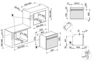 Духовой шкаф Smeg SF6381X фото 4 в Екатеринбурге