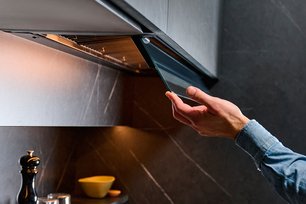 Вытяжка Фалмек VIRGOLA TOUCH NRS BLACK 120 фото 3 в Екатеринбурге Вытяжка Falmec VIRGOLA TOUCH NRS BLACK 120 фото 3 в Екатеринбурге