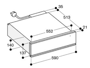 Встраиваемый подогреватель Gaggenau WSP 221-100 фото 3 в Екатеринбурге