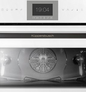 Компактный духовой шкаф с паром Kuppersbusch CBD 6550.0 W2 Black Chrome фото 3 в Екатеринбурге