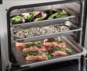 Встраиваемая пароварка Miele DGC 7865 HCX PRO OBSW фото 4 в Екатеринбурге