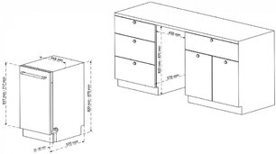 Встраиваемая посудомоечная машина Korting KDI 45898 I фото 4 в Екатеринбурге