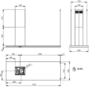 Вытяжка FALMEC DESIGN LUMEN ISOLA STEEL 175 DX фото 4 в Екатеринбурге Вытяжка FALMEC DESIGN LUMEN ISOLA STEEL 175 DX фото 4 в Екатеринбурге