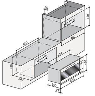 Духовой шкаф Ilve 948-SSXMP фото 4 в Екатеринбурге