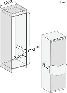 Встраиваемый морозильник Miele FNS 7740 D фото 4 в Екатеринбурге