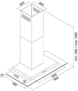 Вытяжка Falmec Exploit 90 ix touchfree (800) ECP фото 4 в Екатеринбурге
