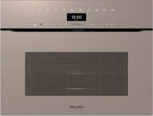 Компактный духовой шкаф с СВЧ Miele H7440 BMX Pearlbeige фото в Екатеринбурге