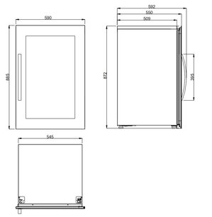 Встраиваемый винный шкаф Dometic E49FGB Elegance фото 2 в Екатеринбурге