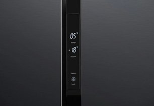 Холодильник Hyundai CS5003F черная сталь фото 4 в Екатеринбурге