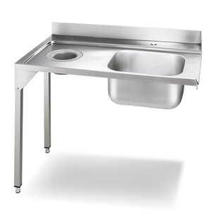 Стол с мойкой и отверстием для слива Smeg WT01L-1 фото в Екатеринбурге