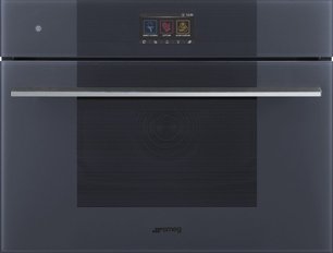 Компактный духовой шкаф с пароваркой шкаф Smeg SO4104APG фото в Екатеринбурге