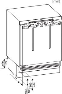 Встраиваемый морозильник Miele F 31202 Ui-1 фото 4 в Екатеринбурге