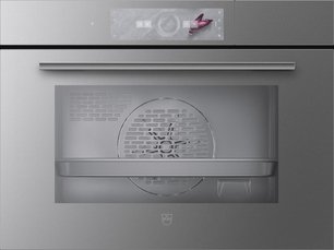 Встраиваемый паровой шкаф V-Zug CombiSteamer V4000 45 CS4T-23031 (платиновое стекло) фото в Екатеринбурге