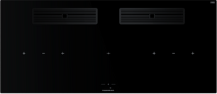 Индукционная варочная поверхность с вытяжкой Kuppersbusch KMI 12850.0 SR-E Black Chrome фото в Екатеринбурге