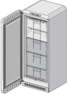 Холодильник Smeg CVB20LP фото 3 в Екатеринбурге