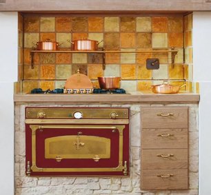 Духовой шкаф Restart ELF050 Antique white фото 2 в Екатеринбурге