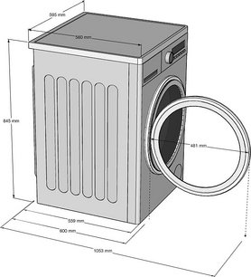 Сушильная машина Korting KD 60HP83 фото 4 в Екатеринбурге