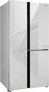 Холодильник Hyundai CS6073FV белое стекло фото 2 в Екатеринбурге