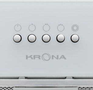 Встраиваемая вытяжка Krona LUISA 600 GLASS WHITE PB фото 4 в Екатеринбурге Встраиваемая вытяжка Krona LUISA 600 GLASS WHITE PB фото 4 в Екатеринбурге