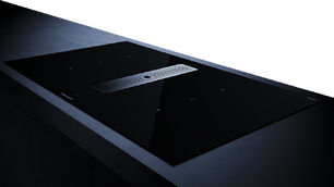 Индукционная варочная панель с вытяжкой Kuppersbusch KMI 9350.0 SR Silver Chrome фото 3 в Екатеринбурге