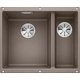 Мойка BLANCO SUBLINE 340/160-U Silgranit серый беж, чаша слева