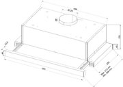 Встраиваемая вытяжка Schaub Lorenz SLD TE6600 фото 2 в Екатеринбурге