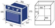Духовой шкаф электрический Zigmund Shtain E 149 W фото 2 в Екатеринбурге