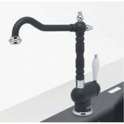 Смеситель Franke Old England графит (с двумя ручками) фото 2 в Екатеринбурге