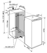 Встраиваемый холодильник Liebherr IKBP 3550 Premium фото 4 в Екатеринбурге