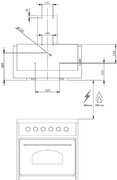Вытяжка Pando P-730/90 CR NE+BL V. 1050 SEC PLUS фото 4 в Екатеринбурге