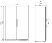 Винный шкаф Dometic B195S Double Basic фото 3 в Екатеринбурге